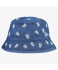 New Era Women's Denim San Francisco Giants Denim Micro Bucket Hat