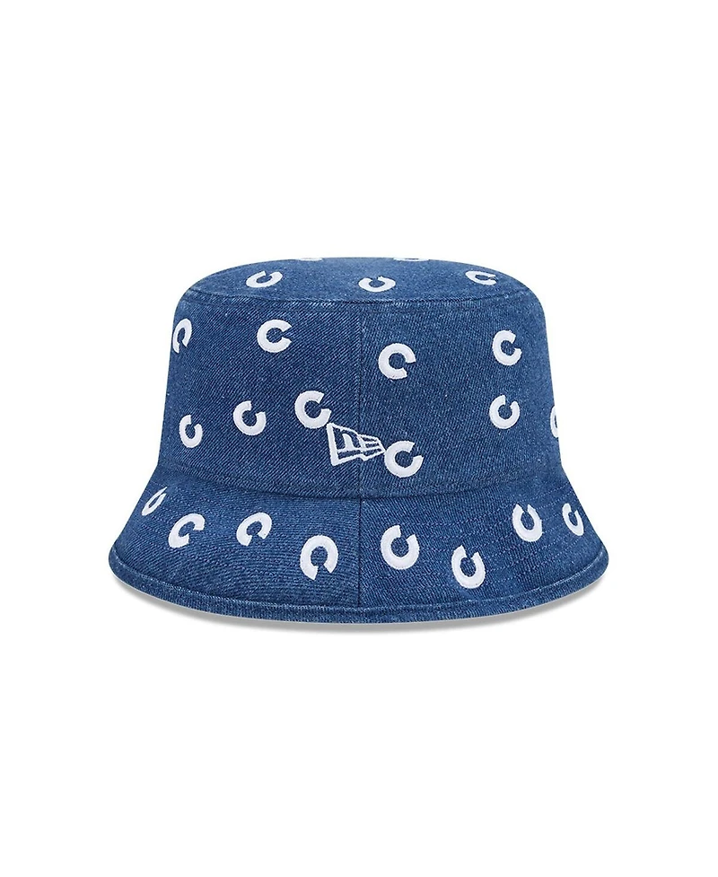 New Era Women's Chicago Cubs Denim Micro Bucket Hat