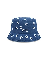 New Era Women's Chicago Cubs Denim Micro Bucket Hat