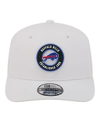 New Era Men's White Buffalo Bills Coolera 9SEVENTY Adjustable Hat