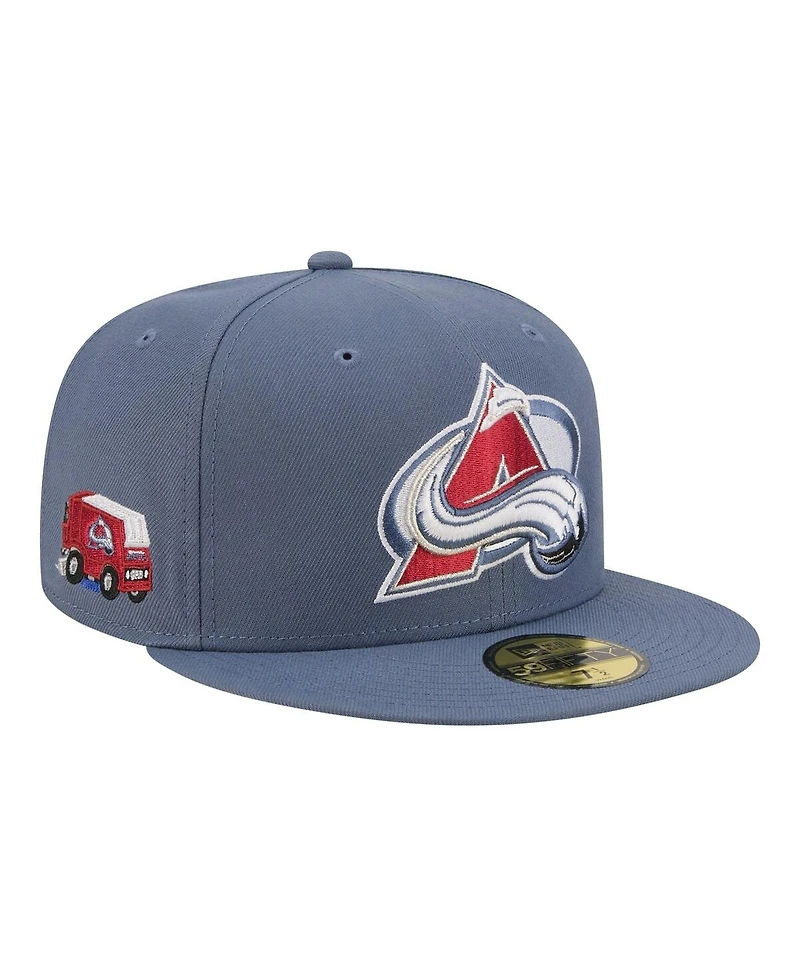 New Era Men's Gray Colorado Avalanche Zamboni 59FIFTY Fitted Hat