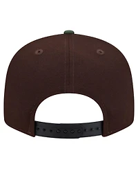 New Era Men's Dark Brown Tampa Bay Buccaneers Burnt Wood Camo 9FIFTY Snapback Hat