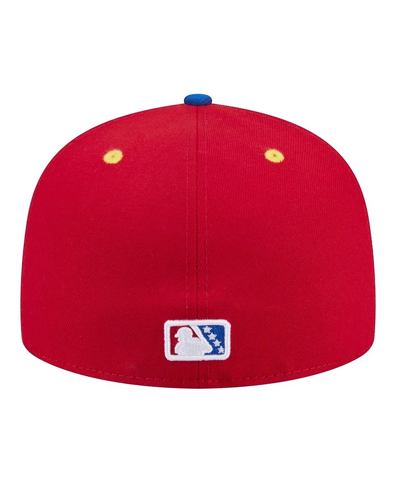 New Era Men's Red/Blue Las Vegas Aviators Minor League Theme Nights 59FIFTY Fitted Hat