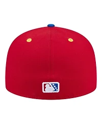 New Era Men's Red/Blue Las Vegas Aviators Minor League Theme Nights 59FIFTY Fitted Hat
