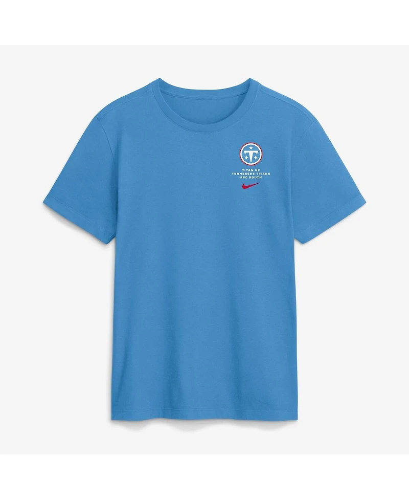 Nike Men's Light Blue Tennessee Titans First Down Machine T-Shirt