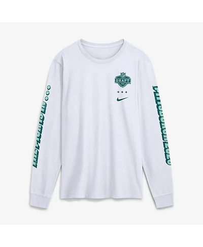 Nike Men's White 2026 Nfl Draft Rookie Long Sleeve T-Shirt