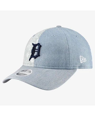 New Era Women's Detroit Tigers Denim Patchwork 9TWENTY Adjustable Hat