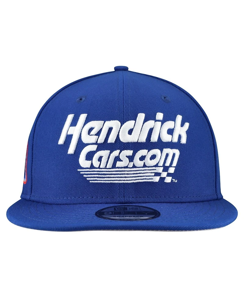 New Era Men's Blue Jr Motorsports 88 HendrickCars.com 9FIFTY Snapback Hat