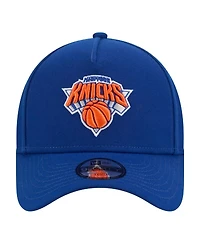 New Era Big Boys and Girls Blue New York Knicks 9FORTY A-Frame Adjustable Hat