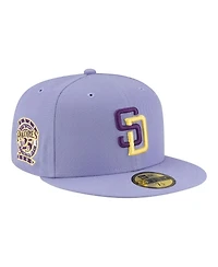 New Era Men's Light Purple San Diego Padres Lavender Bloom 59FIFTY Fitted Hat