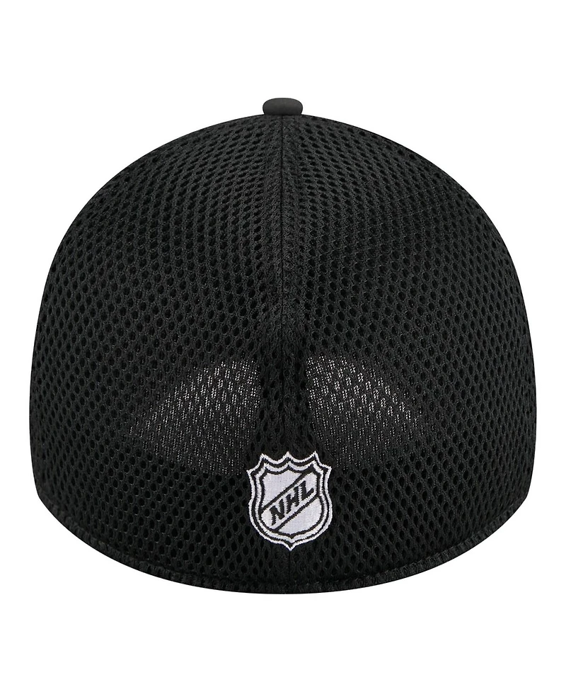 New Era Men's Black San Jose Sharks Logo 39THIRTY Flex Hat