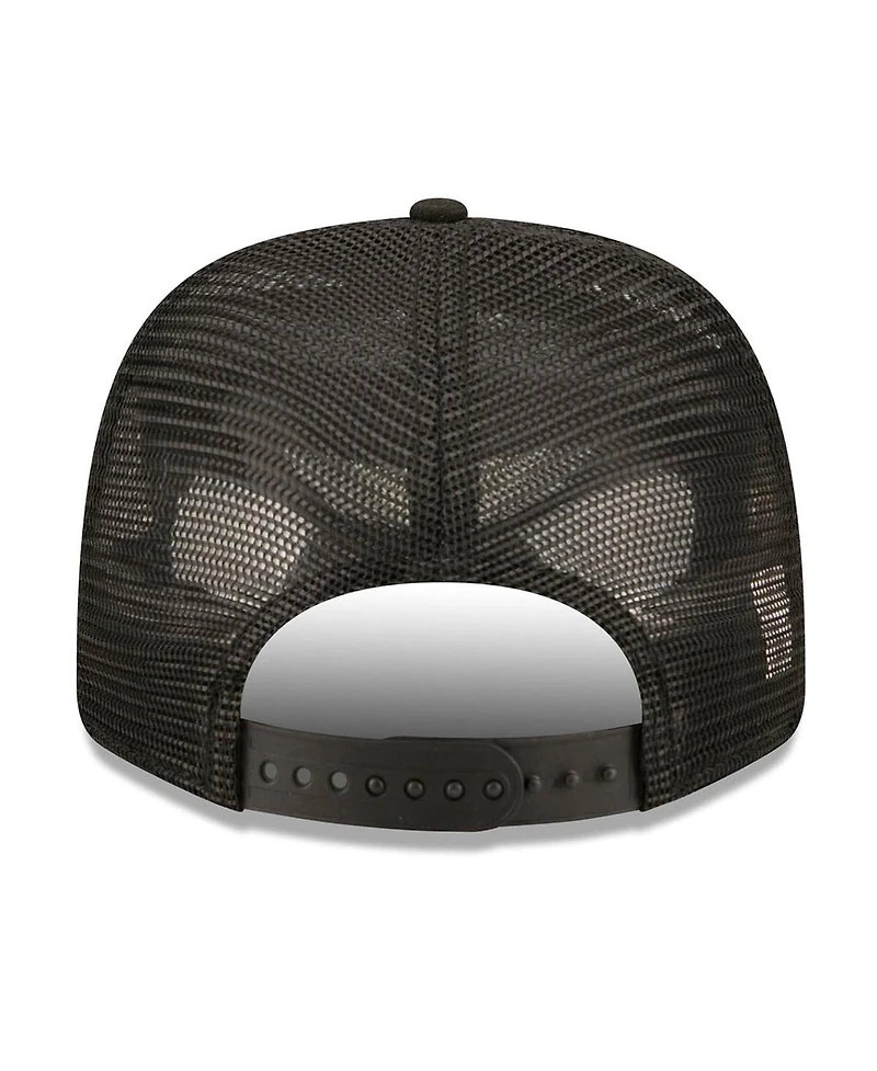 New Era Men's Black San Francisco 49ers 80th Anniversary 9SEVENTY Trucker Adjustable Hat