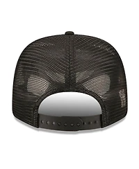 New Era Men's Black San Francisco 49ers 80th Anniversary 9SEVENTY Trucker Adjustable Hat