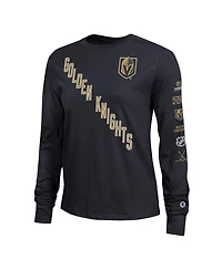 Champion Women's Black Vegas Golden Knights 2-Hit Long Sleeve T-Shirt