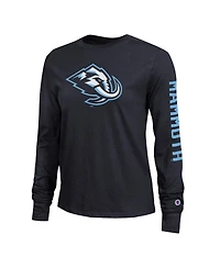 Champion Women's Black Utah Mammoth 2-Hit Long Sleeve T-Shirt
