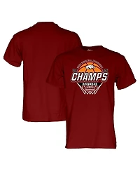 Blue 84 Men's and Women's Cardinal Arkansas Razorbacks 2026 Sec Basketball Tournament Champions Locker Room T-Shirt