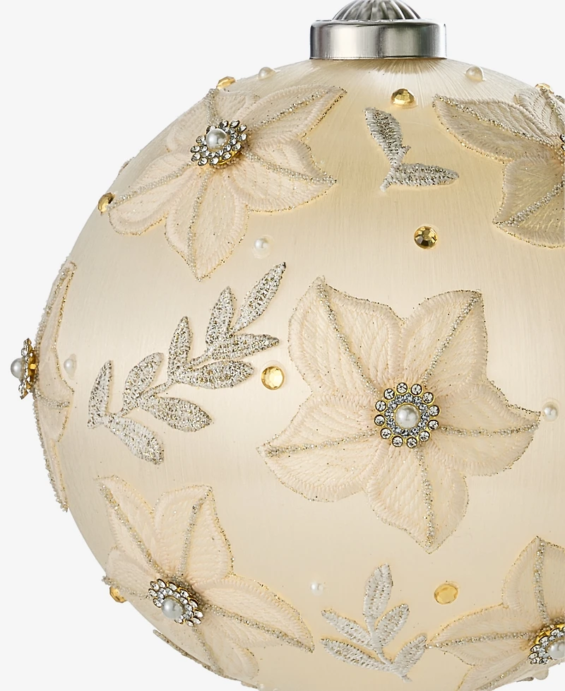 Holiday Lane Gilded Glamour Ball Ornament, Macy's Exclusive