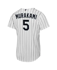 Nike Big Boys and Girls Munetaka Murakami White Chicago Sox Home Replica Jersey