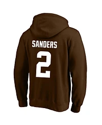 Fanatics Men's Shedeur Sanders Brown Cleveland Browns Big & Tall Name and Number Hoodie