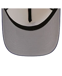 New Era Men's Cream/Royal Los Angeles Dodgers Chrome A-Frame 59FORTY Adjustable Hat