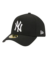 New Era Men's Black York Yankees A-Frame 59FORTY Fitted Hat