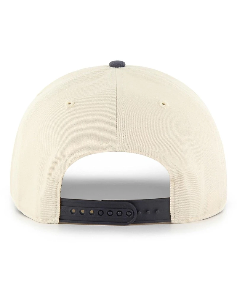 '47 Brand Men's Natural/Navy Michigan Wolverines 2026 Ncaa Men's Basketball National Champions Two-Tone Hitch Adjustable Hat
