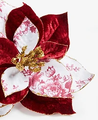 Holiday Lane Holiday Toile Flower Clip, Macy's Exclusive