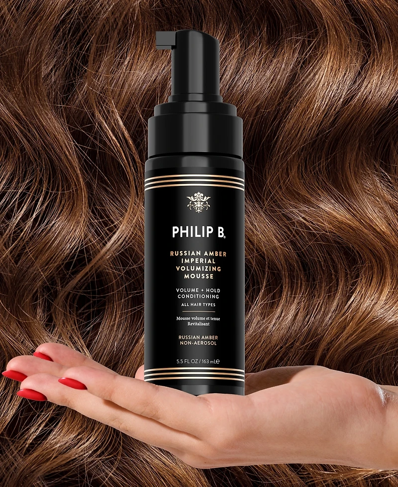 Philip B Russian Amber Imperial Volumizing Mousse, 5.5 oz.