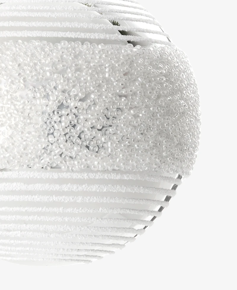 Holiday Lane Iced Delight Ball Ornament, Macy's Exclusive