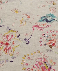 Saro Lifestyle Primavera Linen Floral Design Placemats, Set of 4