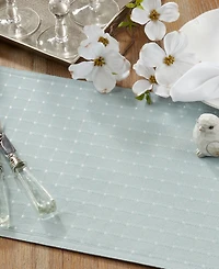 Saro Lifestyle Stitched Line Placemats, Set of 4