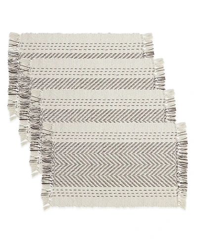 Saro Lifestyle Kantha Stitch Placemats, Set of 4