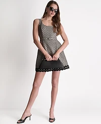 Bcbg Women's Scoop Neck Mini Dress