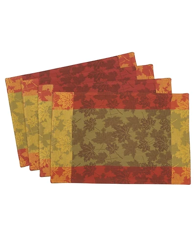 Saro Lifestyle Foliage Placemats, Set of 4