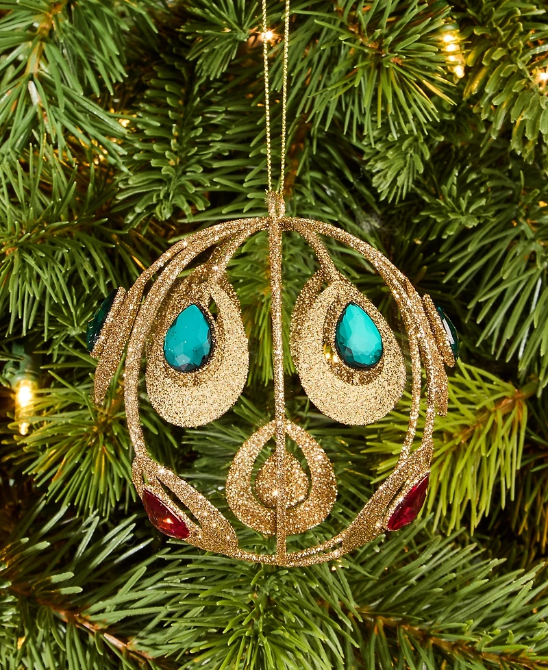Macy's Peacock Ball Ornament, Macy's Exclusive