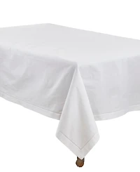 Saro Lifestyle Rochester Hemstitched Border Tablecloth