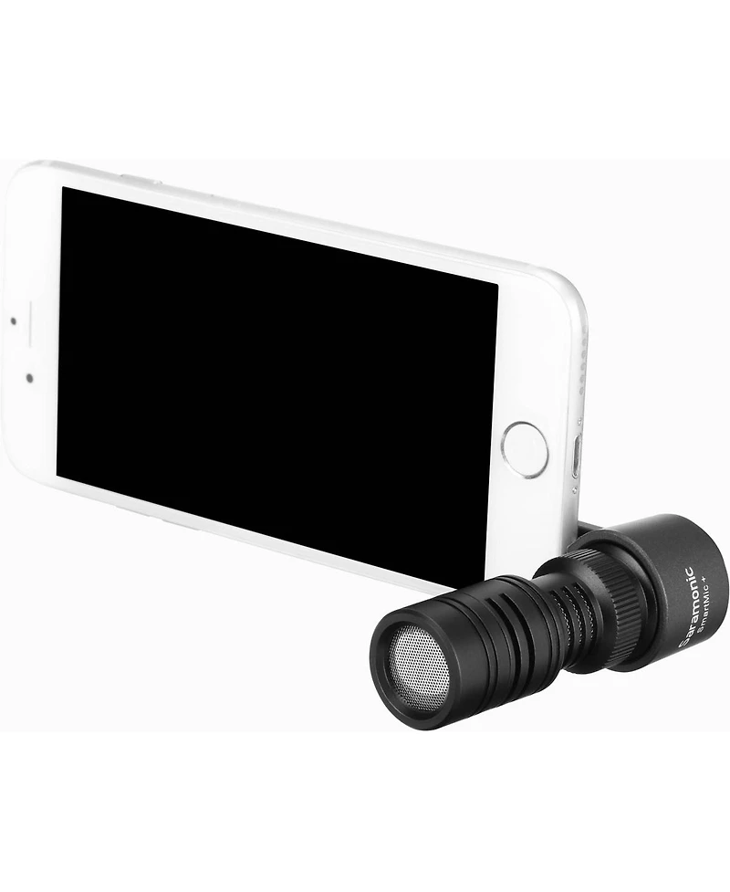 Saramonic SmartMic+ Compact Directional Microphone with 3.5mm Trrs Plug for Smartphones and Tablets