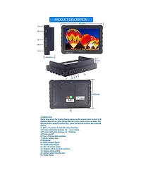 Lilliput A7S 7" Full Hd Hdmi Field Led Monitor with 4K Support and Built-In Speaker