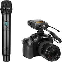 Saramonic Uhf Wireless Handheld Microphone System with Dual-Channel Receiver for DSLRs/Mirrorless and Video Cameras, 514 to 596 MHz