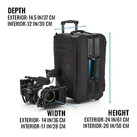 Tenba Cineluxe v2 Roller 24 for Professional Camcorders, Cinema Cameras and Eng Rigs