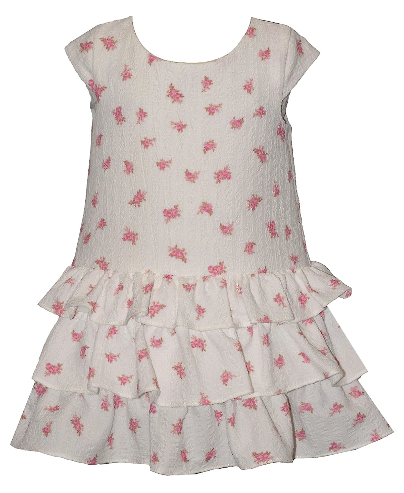 Bonnie Baby Girls' Round-Neck Dress