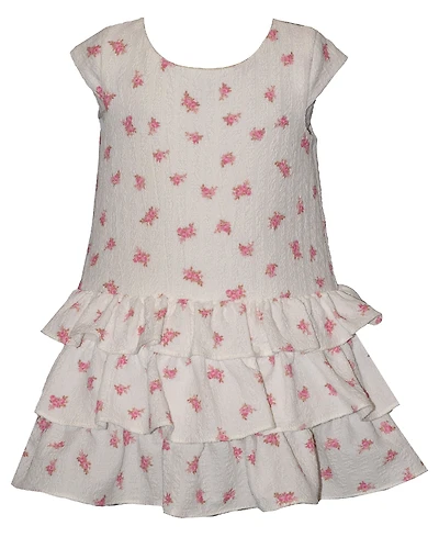 Bonnie Baby Girls' Round-Neck Dress