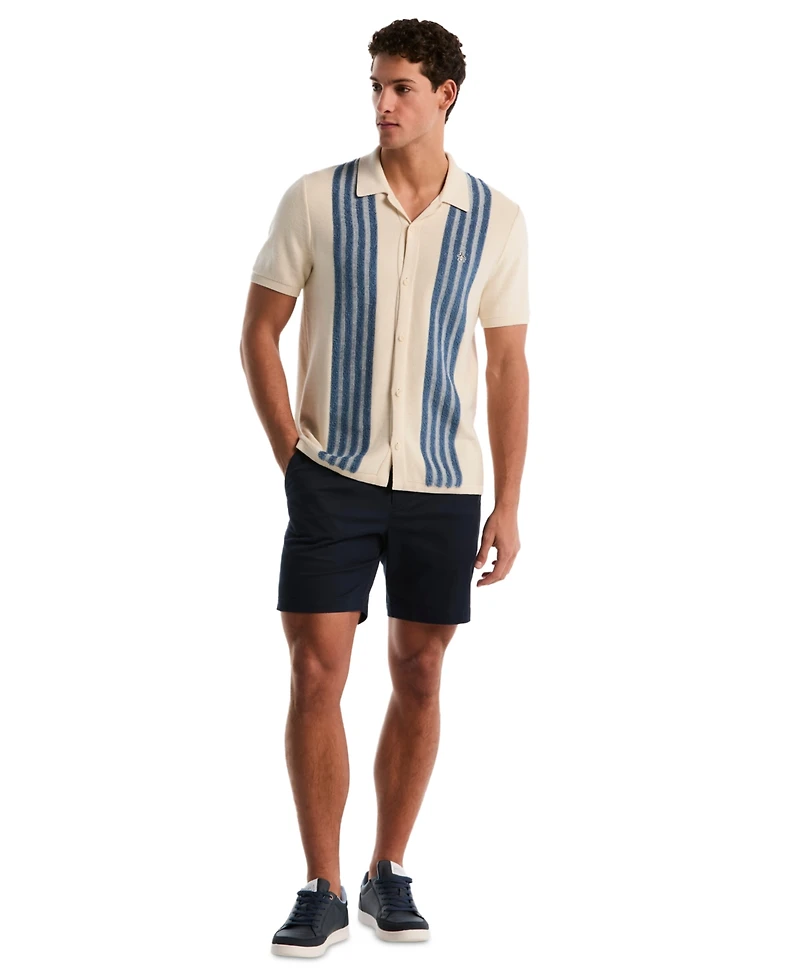 Original Penguin Men's Plush Vertical Stripe Shirt