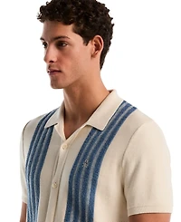 Original Penguin Men's Plush Vertical Stripe Shirt