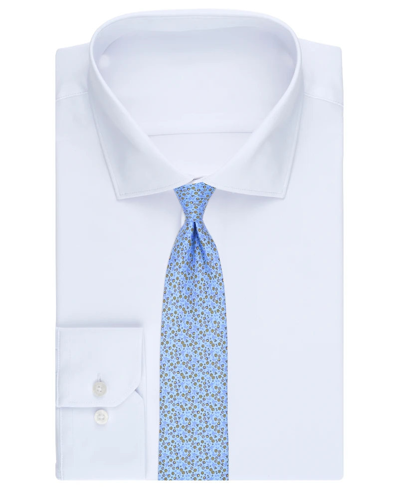 Club Room Men's Harvey Classic Design Floral Pattern Silk Tie, Macy's Exclusive