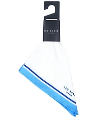 Ted Baker Men's Solid Border Pocket Square