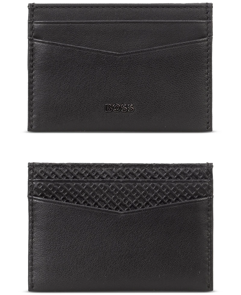 Hugo Boss Men's Open Face Leather Wallet
