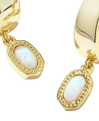 Kendra Scott 14k Gold-Plated Mini Ellie Wide Huggie Earrings
