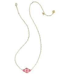 Kendra Scott 14k Gold-Plated Abbie Medallion Short Pendant Necklace