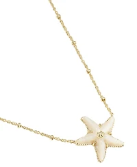 Kendra Scott Imitation Pearl Parker Starfish Short Pendant Necklace